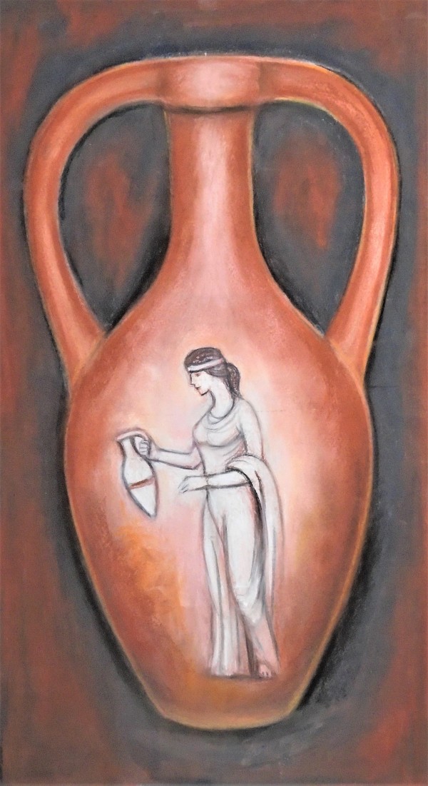 Amphora Woman with a jug by Varvara Vitkovska